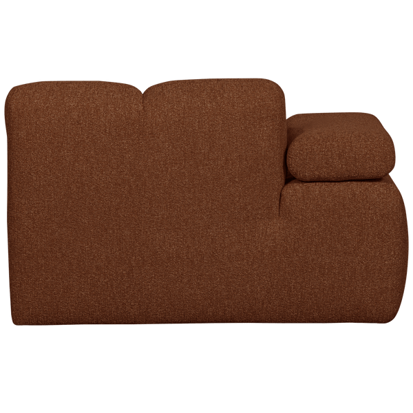 MOJO CHAISE LONGUE ELEMENT LINKS BOUCLE ROESTBRUIN MELANGE