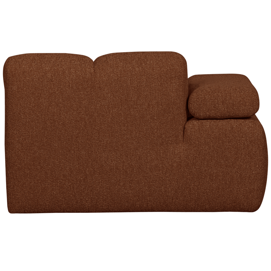 MOJO CHAISE LONGUE ELEMENT LINKS BOUCLE ROESTBRUIN MELANGE