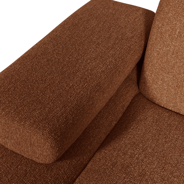 MOJO CHAISE LONGUE ELEMENT LINKS BOUCLE ROESTBRUIN MELANGE
