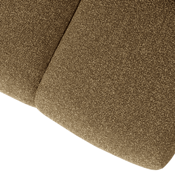 MOJO EETBANK 164 CM BOUCLE GEEL/BRUIN MELANGE