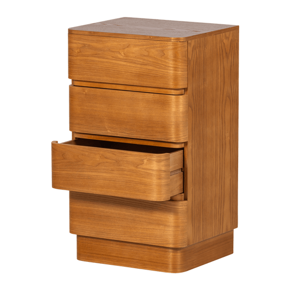 FEJO LADEKAST 4 LADES MDF BRUIN [fsc]