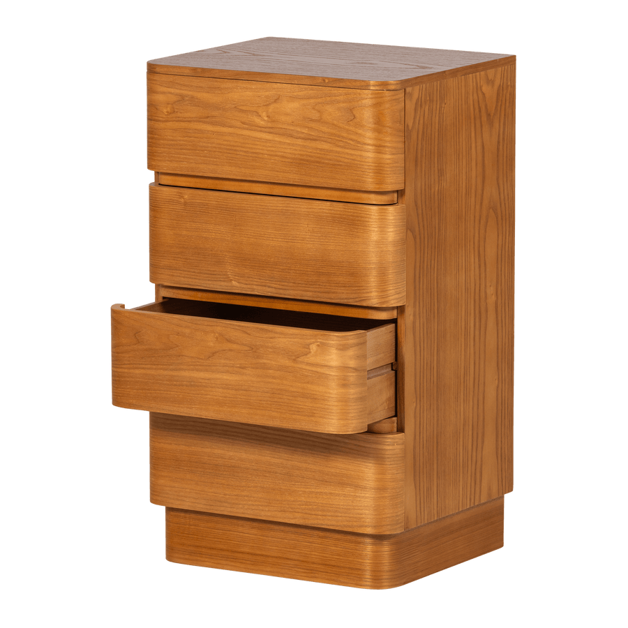 FEJO LADEKAST 4 LADES MDF BRUIN [fsc]