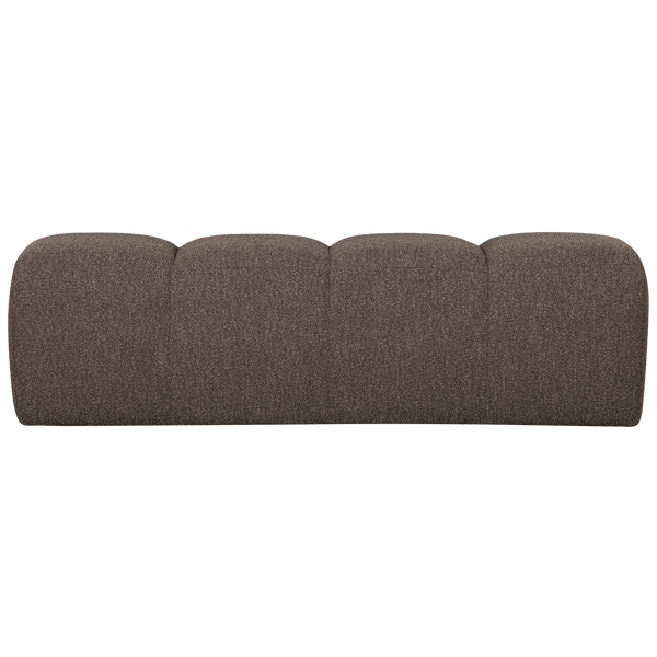 MOJO EETBANK 164 CM BOUCLE BRUIN MELANGE