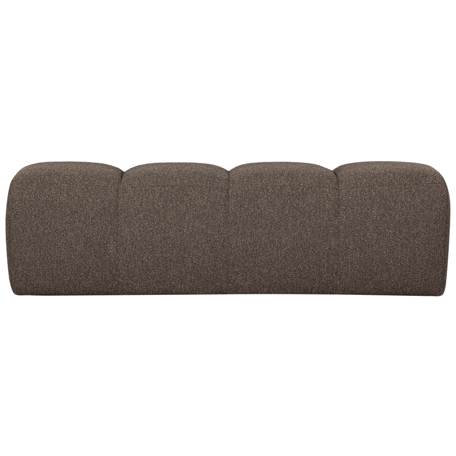 MOJO EETBANK 164 CM BOUCLE BRUIN MELANGE