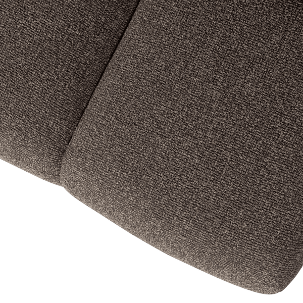 MOJO EETBANK 164 CM BOUCLE BRUIN MELANGE