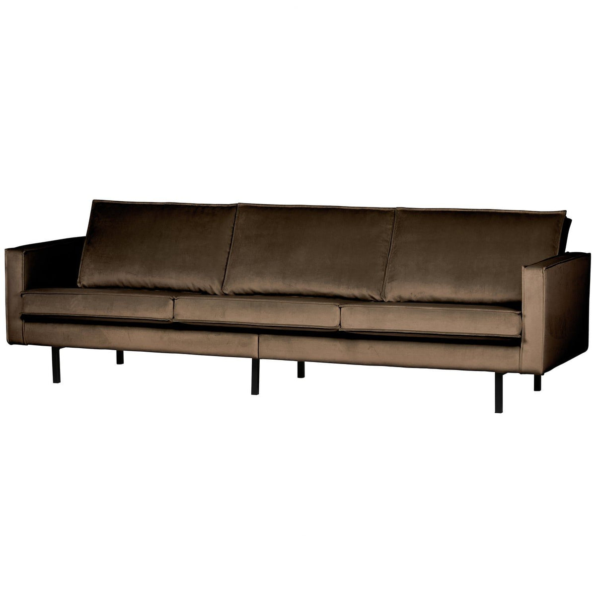 RODEO 3-ZITS BANK VELVET TAUPE