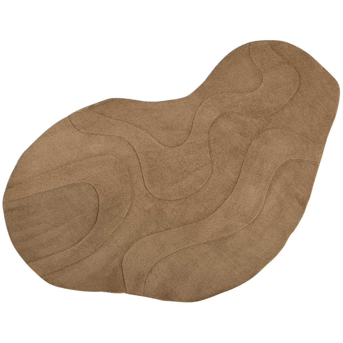 ALYA VLOERKLEED 170X240 CM ORGANISCH PALE BROWN