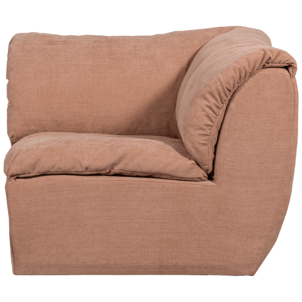 BAGGY HOEKELEMENT GEWEVEN CHENILLE OUDROZE