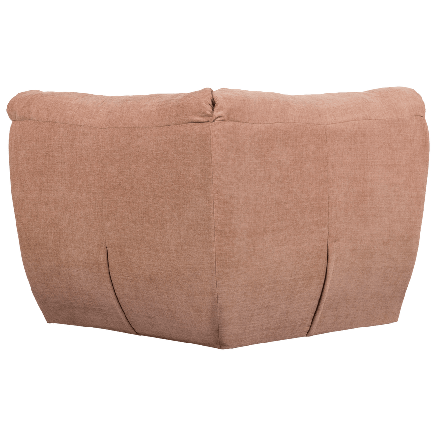 BAGGY HOEKELEMENT GEWEVEN CHENILLE OUDROZE
