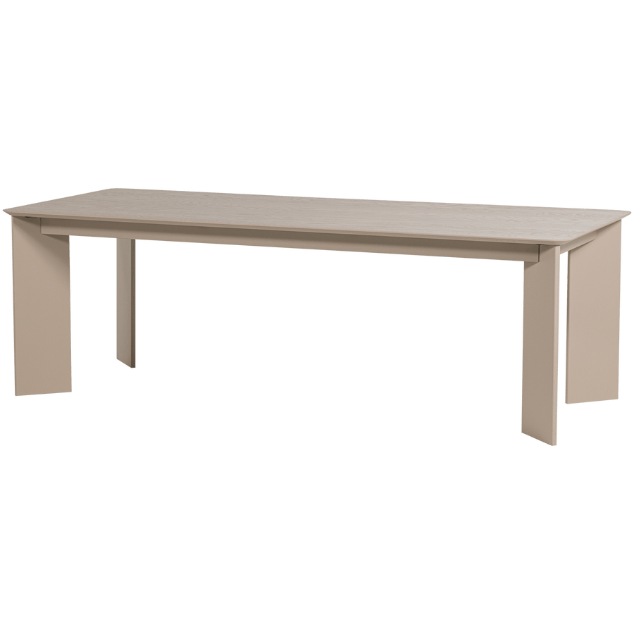 TABLO EETTAFEL AFGEROND DL 240x100 CM DAKARGRAU [fsc]