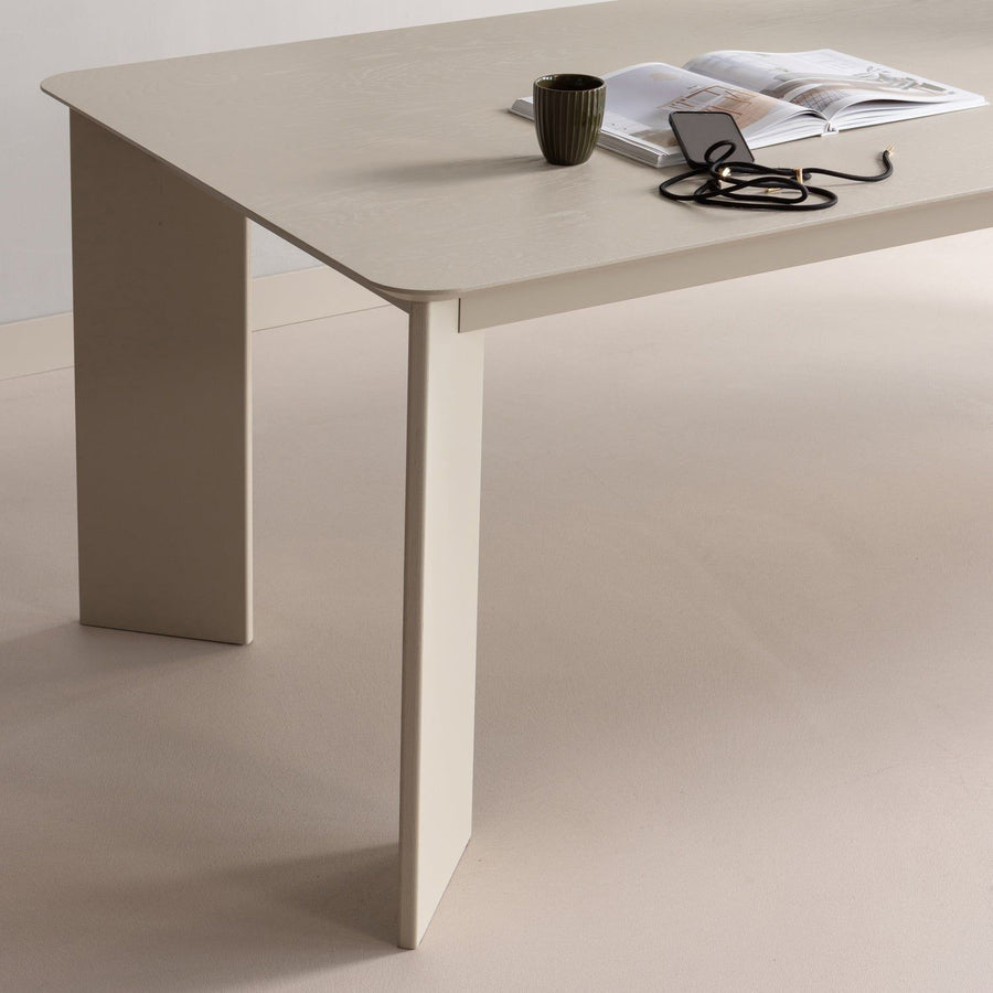TABLO EETTAFEL AFGEROND DL 240x100 CM DAKARGRAU [fsc]