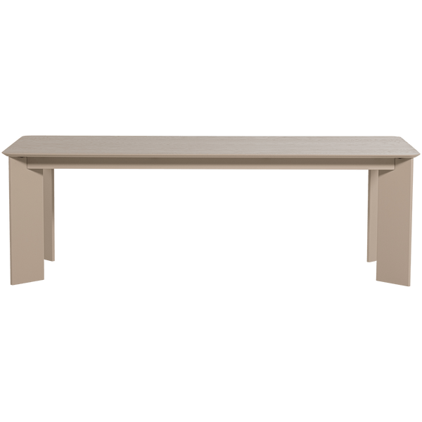 TABLO EETTAFEL AFGEROND DL 240x100 CM DAKARGRAU [fsc]