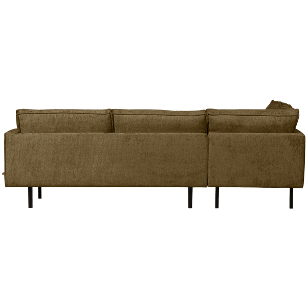 RODEO HOEKBANK LINKS STRUCTURE VELVET BRASS