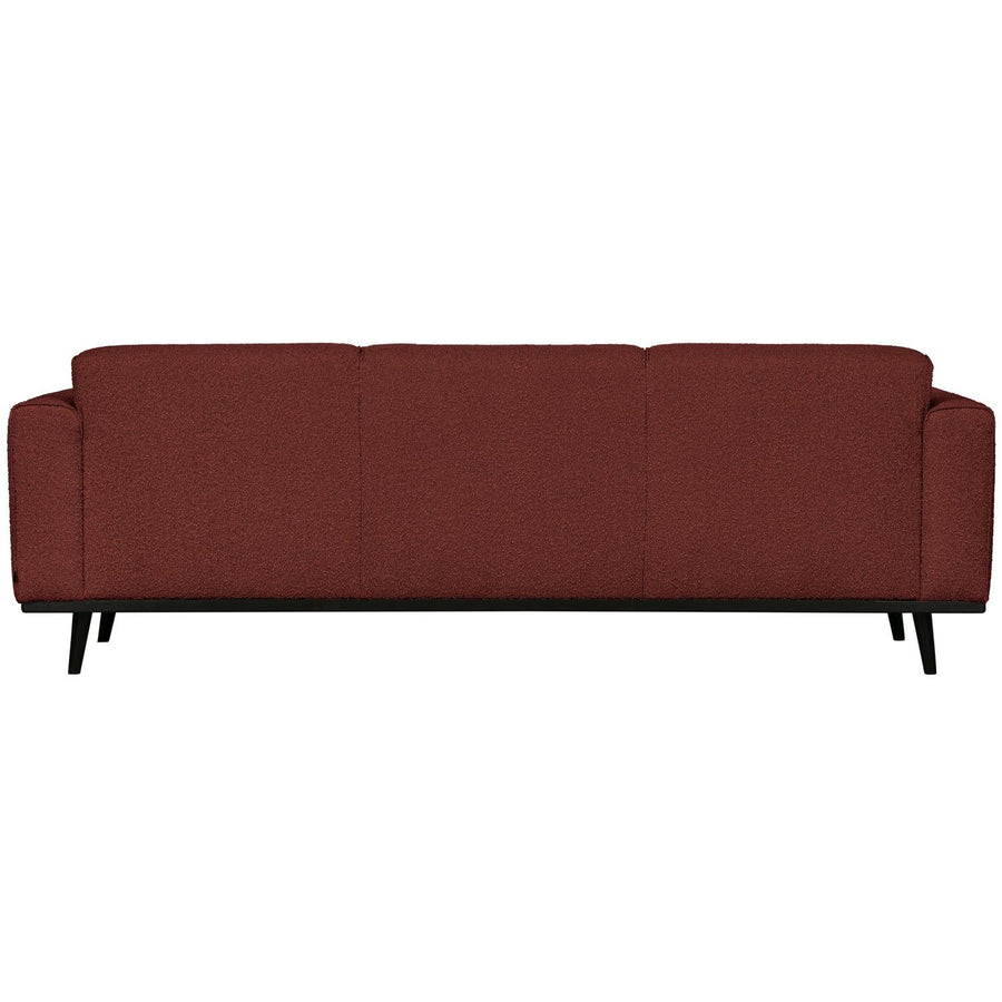 STATEMENT 3-ZITS BANK 230 CM BOUCLE KASTANJEBRUIN