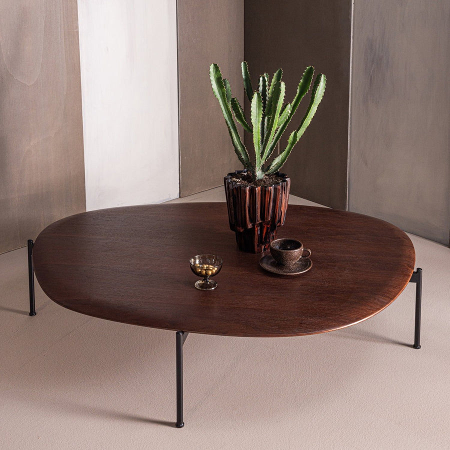 KOTA SALONTAFEL 26X121X79 CM MDF/FINEER BRUIN