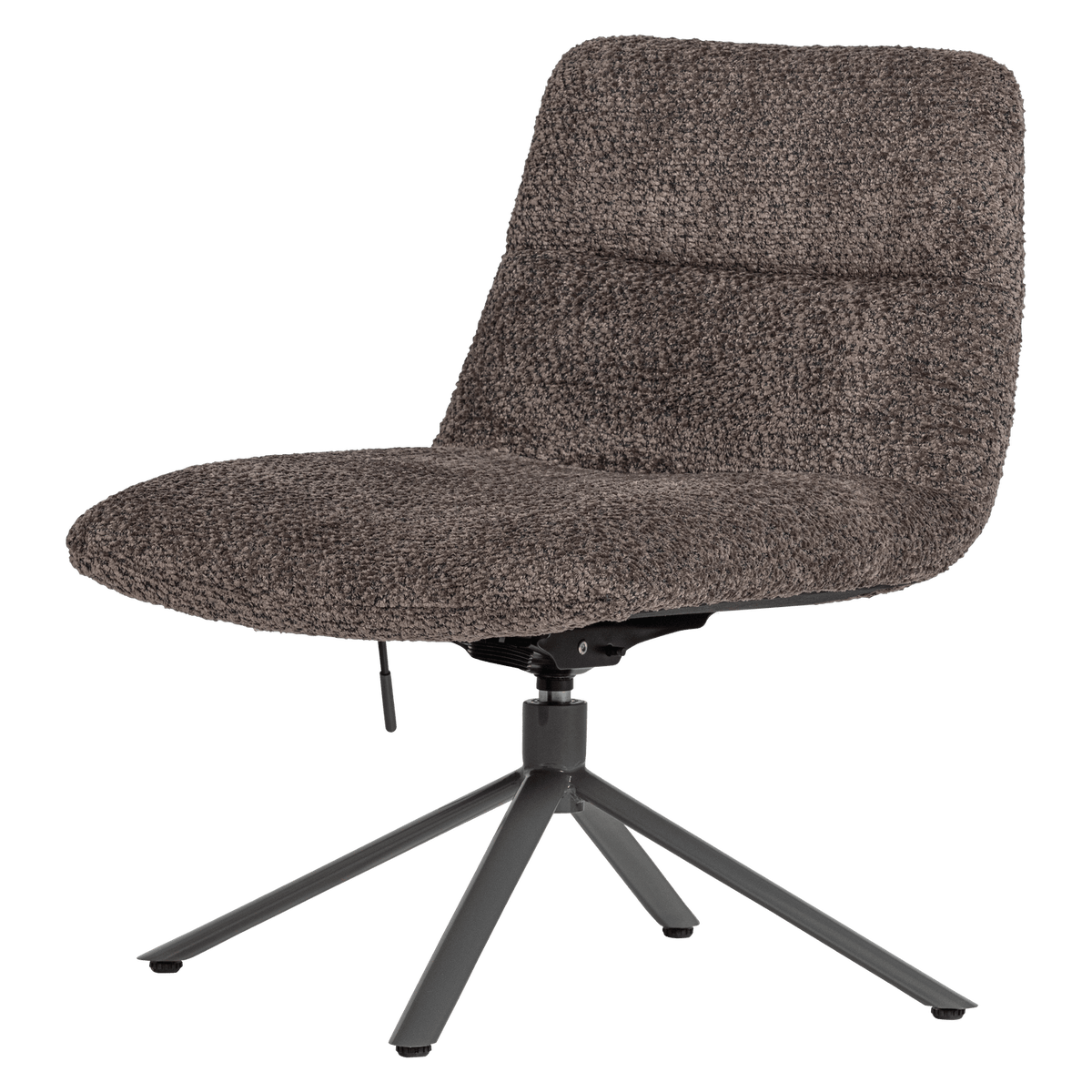 SOREN VERSTELBARE DRAAIFAUTEUIL WOLLIG BRUIN