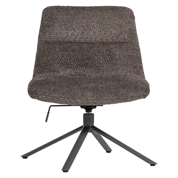 SOREN VERSTELBARE DRAAIFAUTEUIL WOLLIG BRUIN