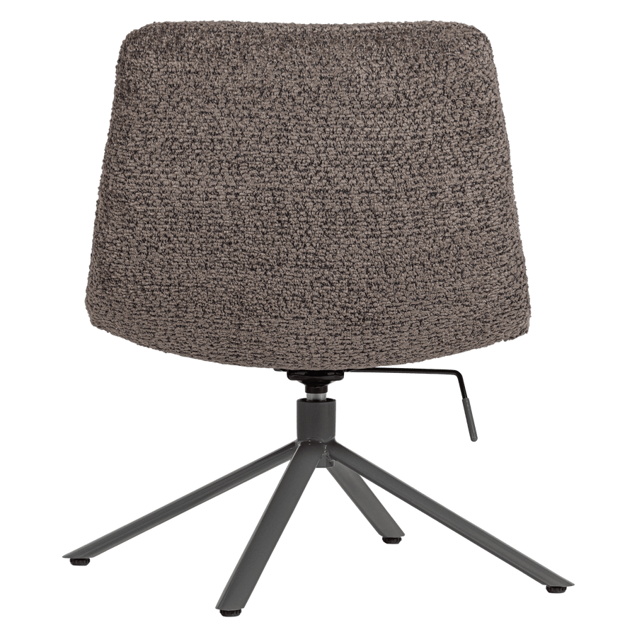 SOREN VERSTELBARE DRAAIFAUTEUIL WOLLIG BRUIN