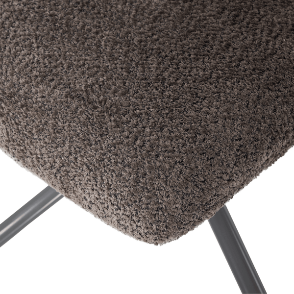 SOREN VERSTELBARE DRAAIFAUTEUIL WOLLIG BRUIN