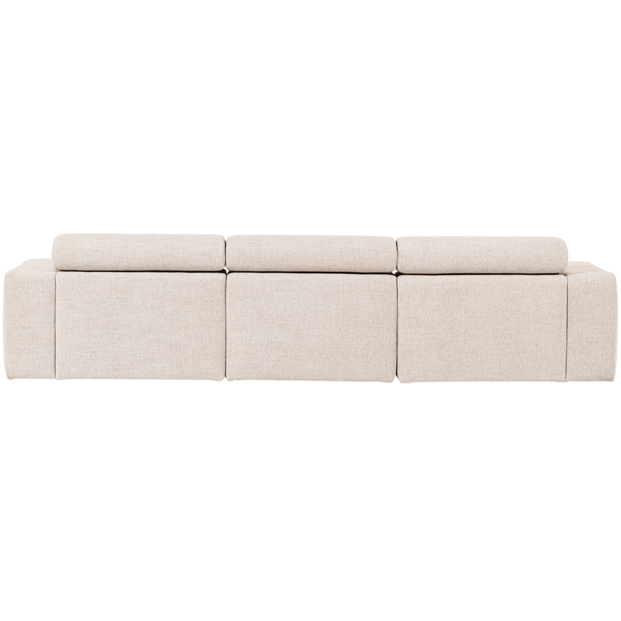 NOVI CHAISE LONGUE BANK LINKS BOUCLE NATUREL