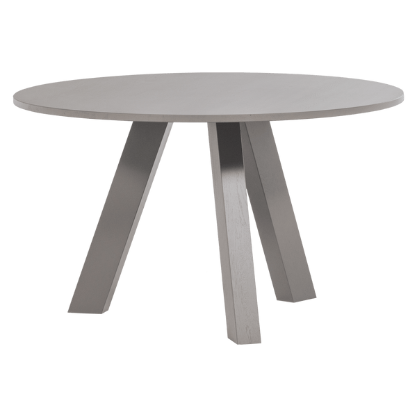 RHONDA EETTAFEL O129 CM EIKEN WARMGRIJS [fsc]