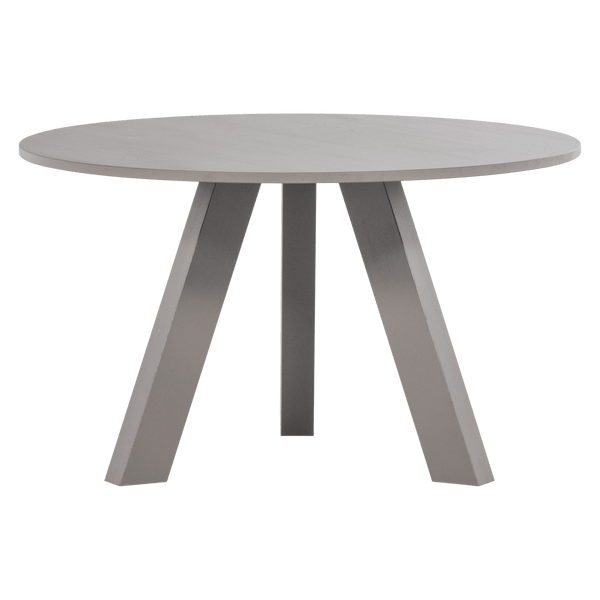RHONDA EETTAFEL O129 CM EIKEN WARMGRIJS [fsc]