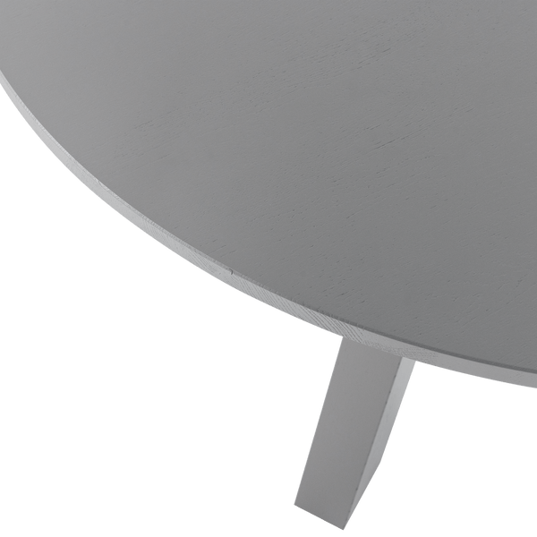 RHONDA EETTAFEL O129 CM EIKEN WARMGRIJS [fsc]
