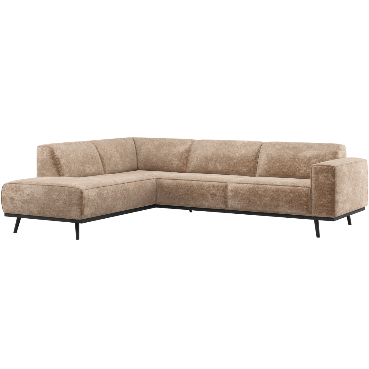 STATEMENT HOEKBANK LINKS CHENILLE VELVET TAUPE