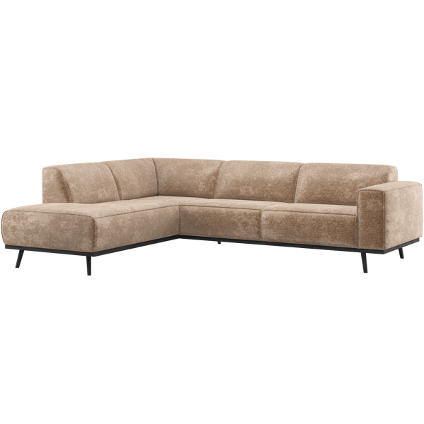 STATEMENT HOEKBANK LINKS CHENILLE VELVET TAUPE