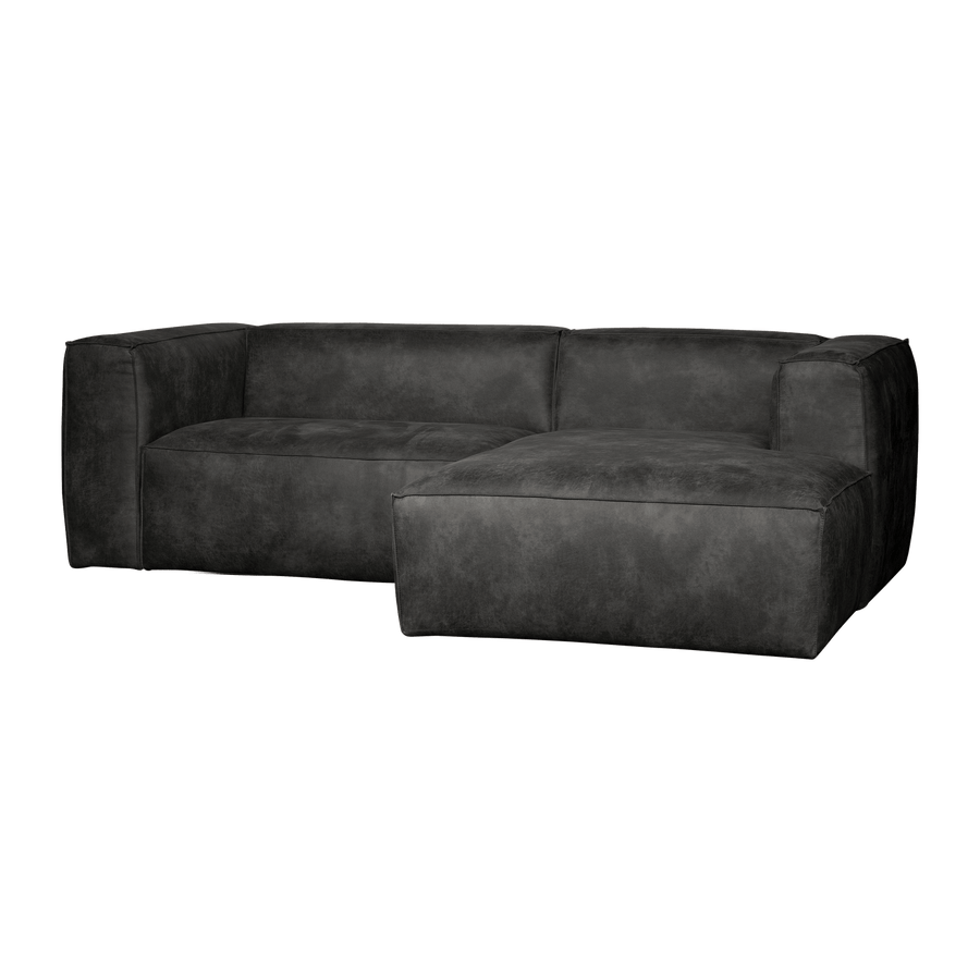 BEAN CHAISE LONGUE BANK RECHTS ECOLEER ZWART