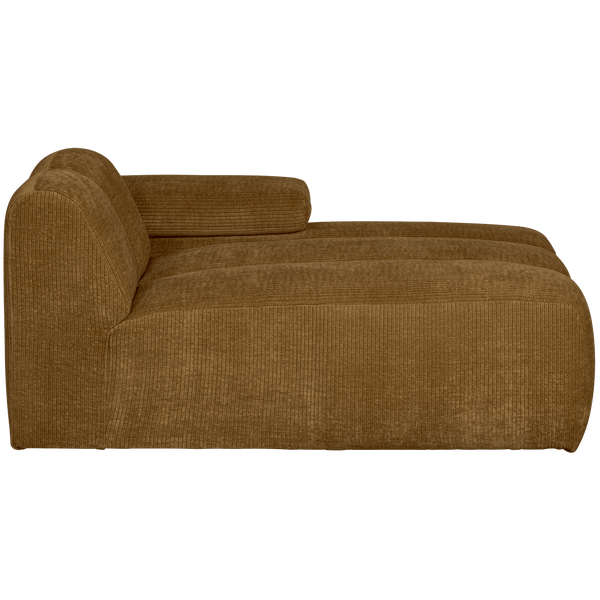 MOJO CHAISE LONGUE ELEMENT RECHTS RIBSTOF HONINGGEEL