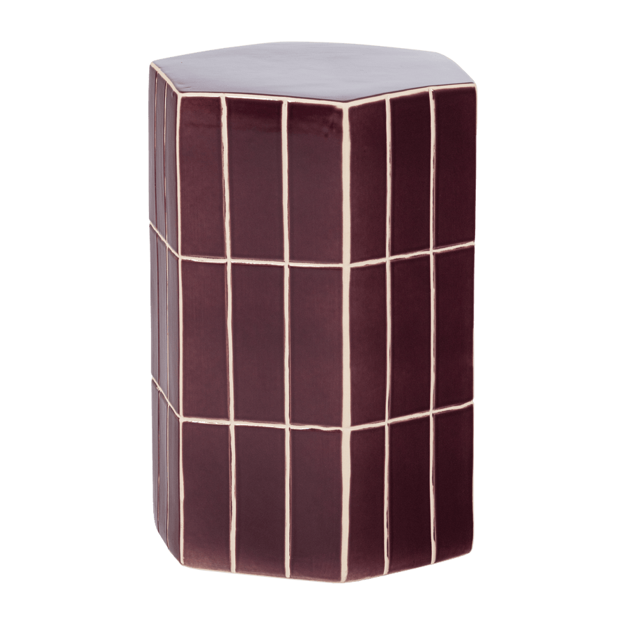 PLU DECORATIEVE BIJZETTAFEL 42X30X26 CM KERAMIEK PAARS