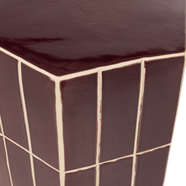 PLU DECORATIEVE BIJZETTAFEL 42X30X26 CM KERAMIEK PAARS