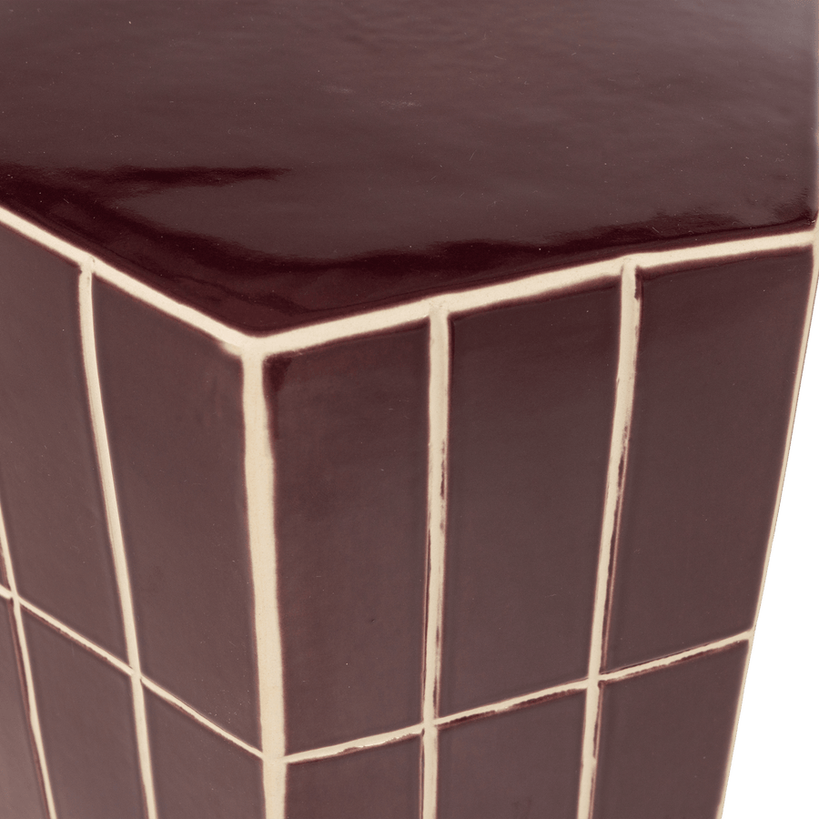 PLU DECORATIEVE BIJZETTAFEL 42X30X26 CM KERAMIEK PAARS