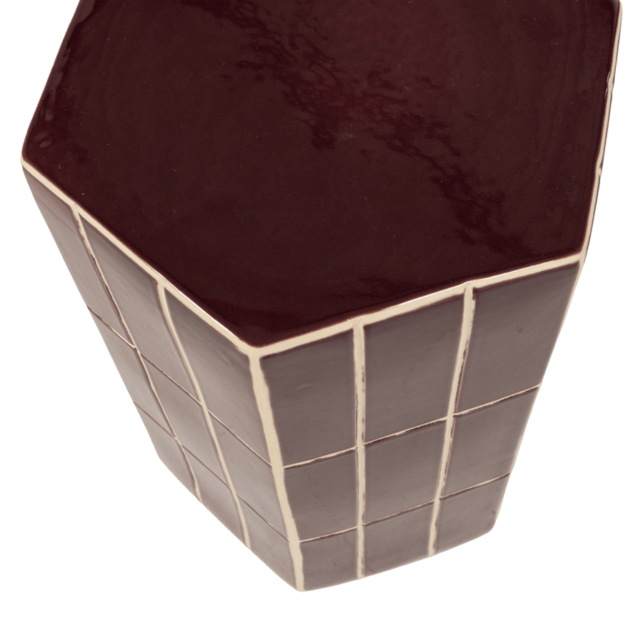 PLU DECORATIEVE BIJZETTAFEL 42X30X26 CM KERAMIEK PAARS