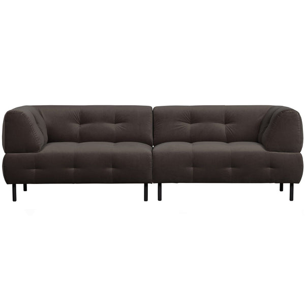 LLOYD 4-ZITS BANK GEWASSEN VELVET CAST IRON
