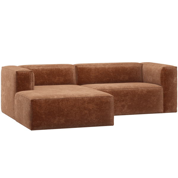 BEAN CHAISE LONGUE BANK LINKS CHENILLE VELVET TERRA