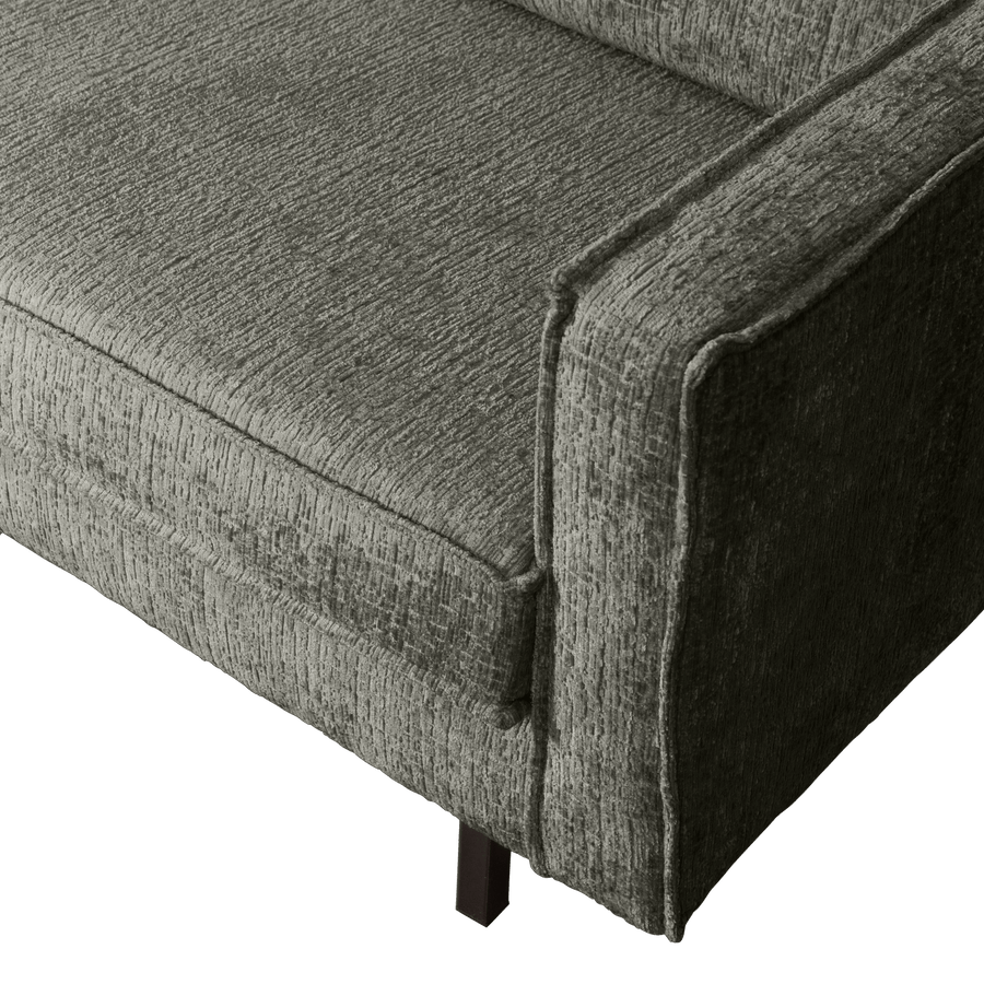 RODEO HOEKBANK LINKS STRUCTURE VELVET FROST