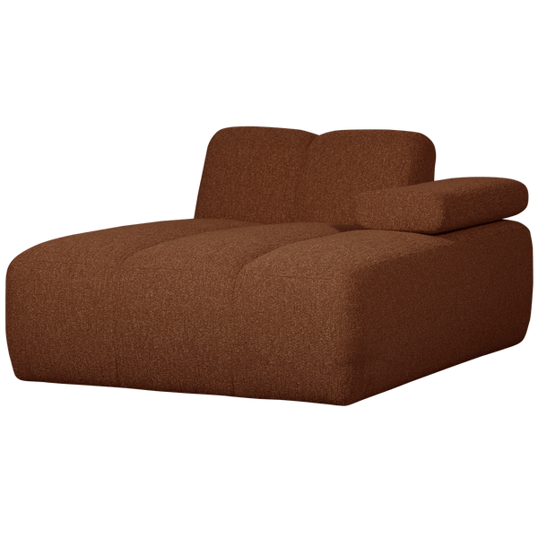 MOJO CHAISE LONGUE ELEMENT RECHTS BOUCLE ROESTBRUIN MELANGE
