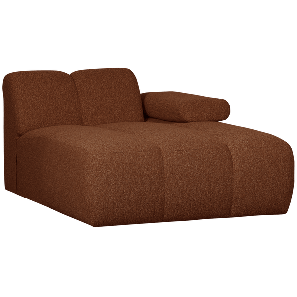MOJO CHAISE LONGUE ELEMENT RECHTS BOUCLE ROESTBRUIN MELANGE