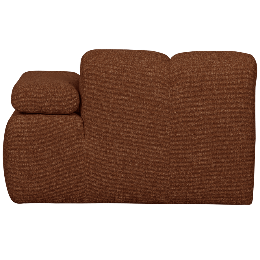 MOJO CHAISE LONGUE ELEMENT RECHTS BOUCLE ROESTBRUIN MELANGE