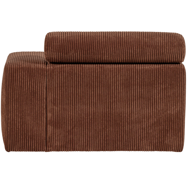 NOVI CHAISE LONGUE ELEMENT ARM RECHTS RIBSTOF TERRA
