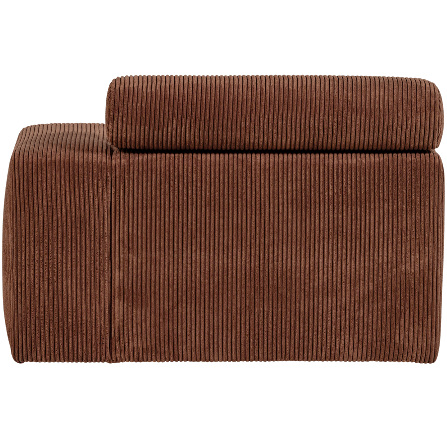 NOVI CHAISE LONGUE ELEMENT ARM RECHTS RIBSTOF TERRA