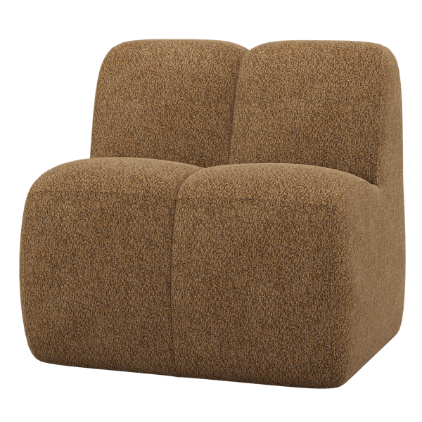 MOJO EETBANK 84 CM MET RUGLEUNING WOLLIG HONINGGEEL