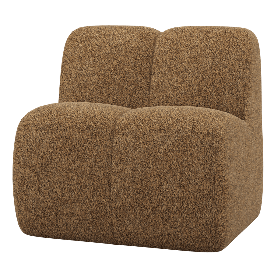 MOJO EETBANK 84 CM MET RUGLEUNING WOLLIG HONINGGEEL