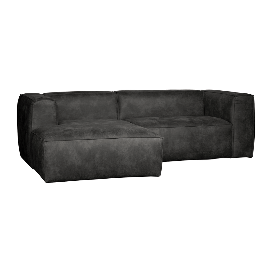BEAN CHAISE LONGUE BANK LINKS ECOLEER ZWART