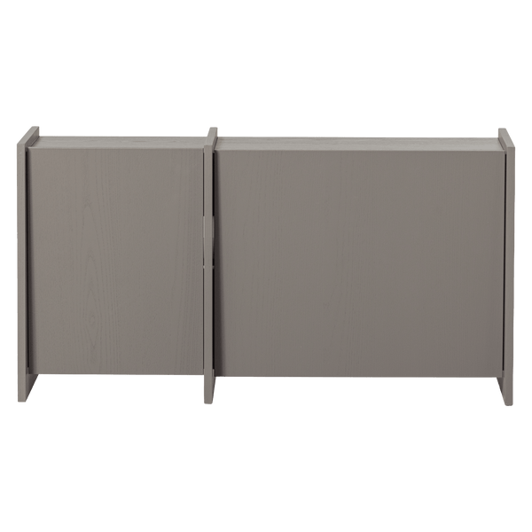 BROCK TV MEUBEL 102 CM ESSEN FINEER WARMGRIJS [fsc]