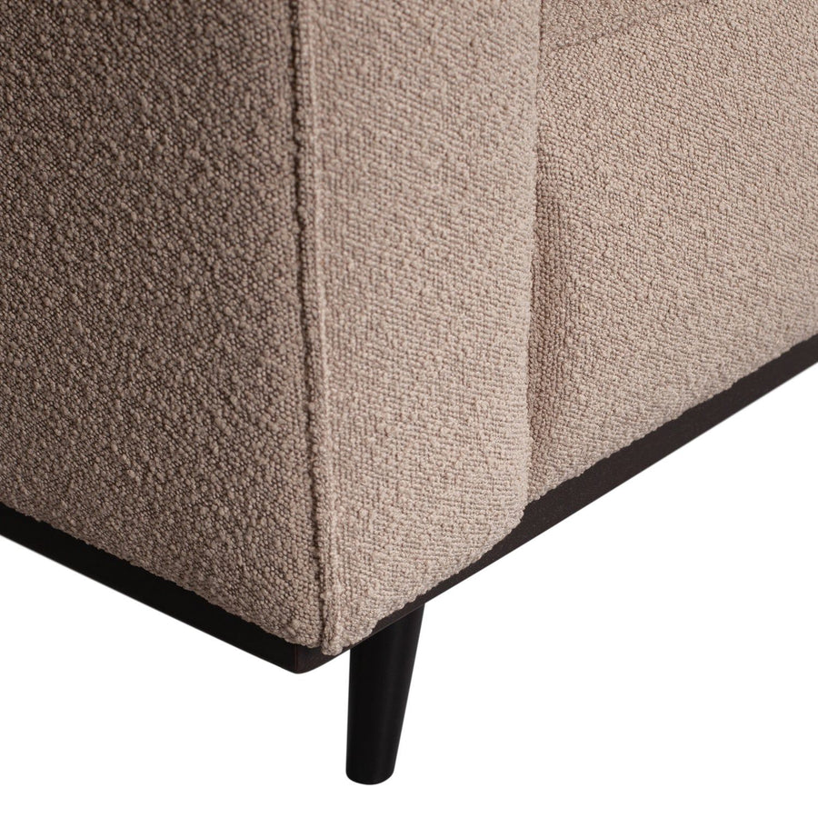 STATEMENT 3-ZITS BANK 230 CM BOUCLE BEIGE