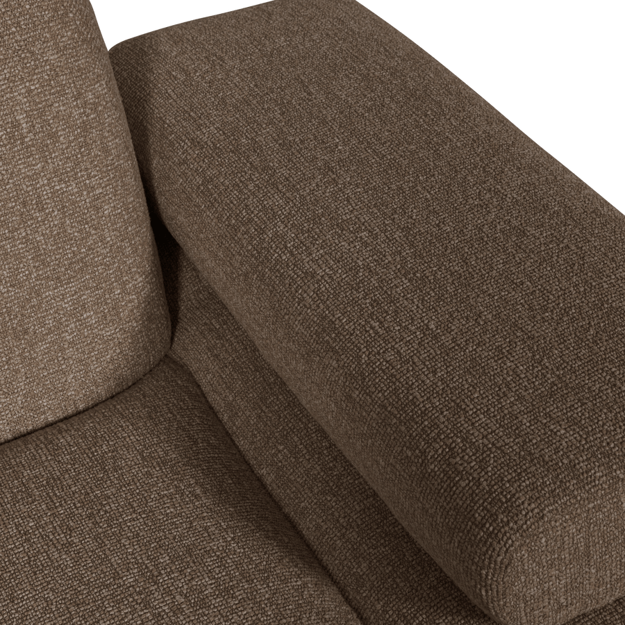 MOJO 1-ZITS ELEMENT ARM RECHTS BOUCLE BRUIN MELANGE