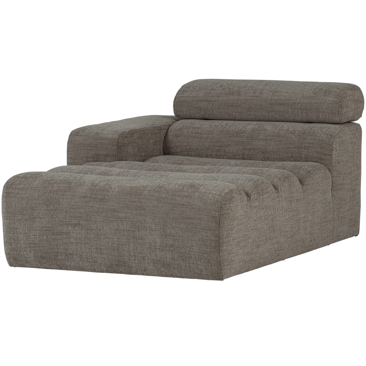 NOVI CHAISE LONGUE ELEMENT ARM LINKS GRIJS MELANGE
